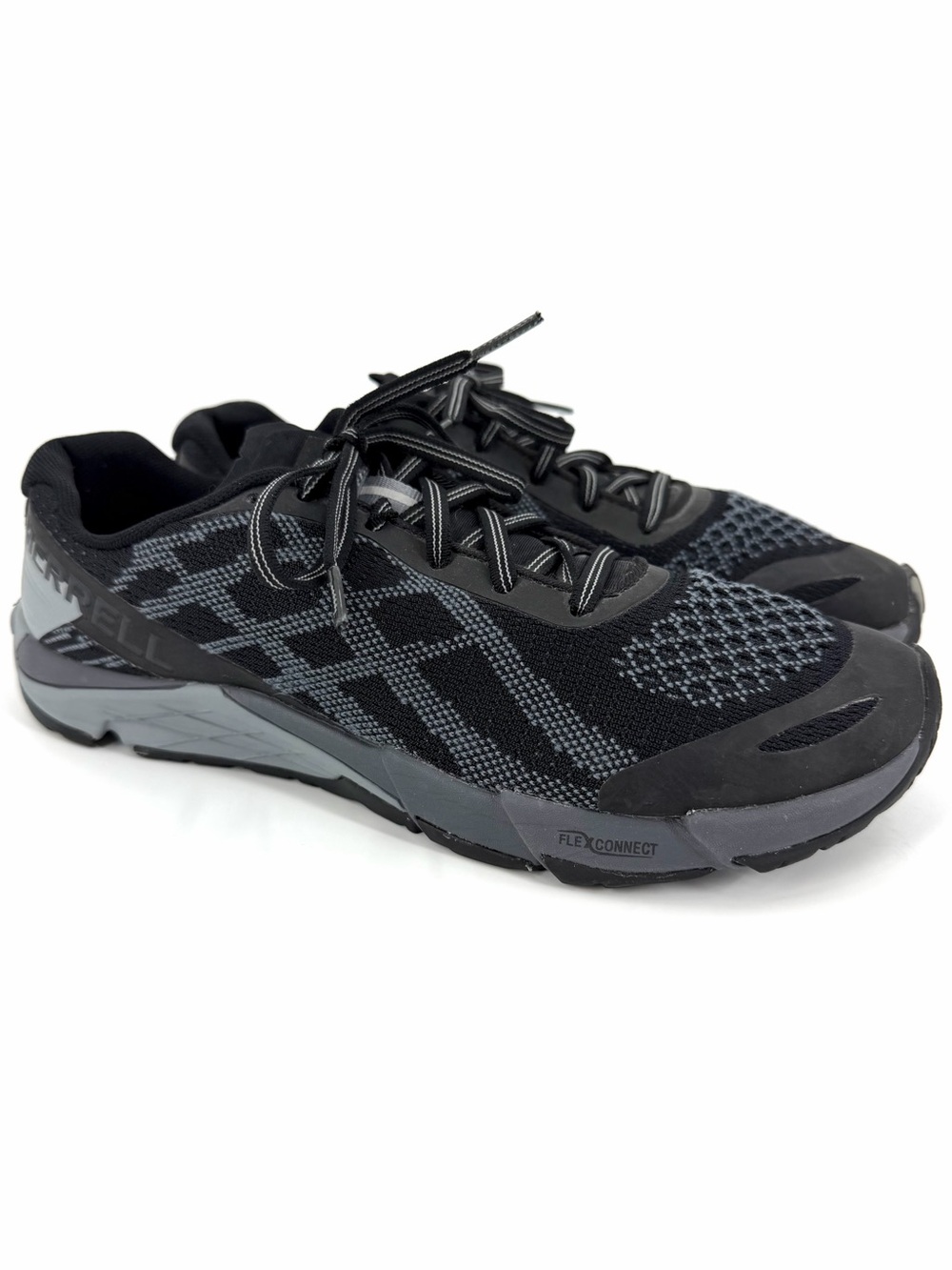 Merrell Women’s Bare Access Flex E-Mesh Trail Running Shoe Sz 8.5 Black